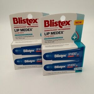 Blistex Lip Medex Cherry Lip Balm 2 pack X 2